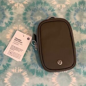 Lululemon Olive Green Clippable Nano Pouch
